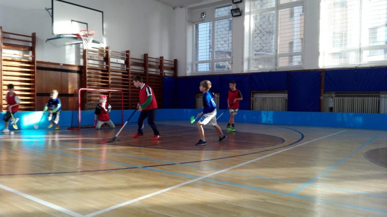 Súťaž vo florbale