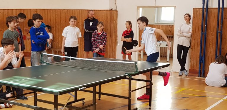 Celoškolský turnaj v stolnom tenise