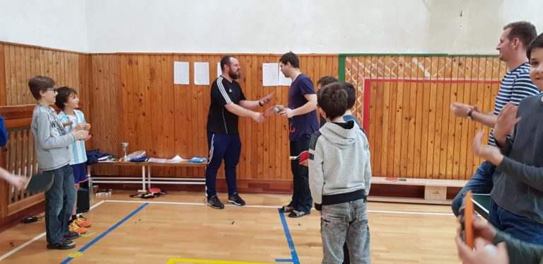 Celoškolský turnaj v stolnom tenise