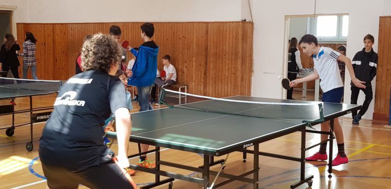 Celoškolský turnaj v stolnom tenise