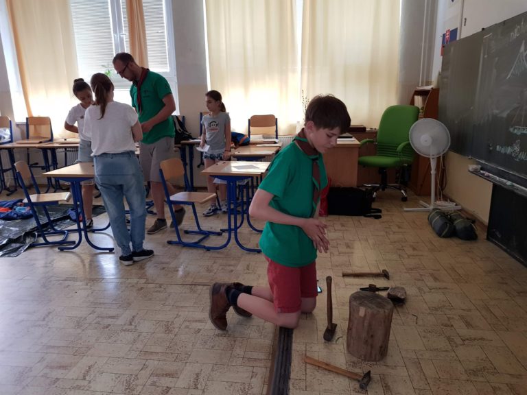 Spolupráca skautov a turistického krúžku