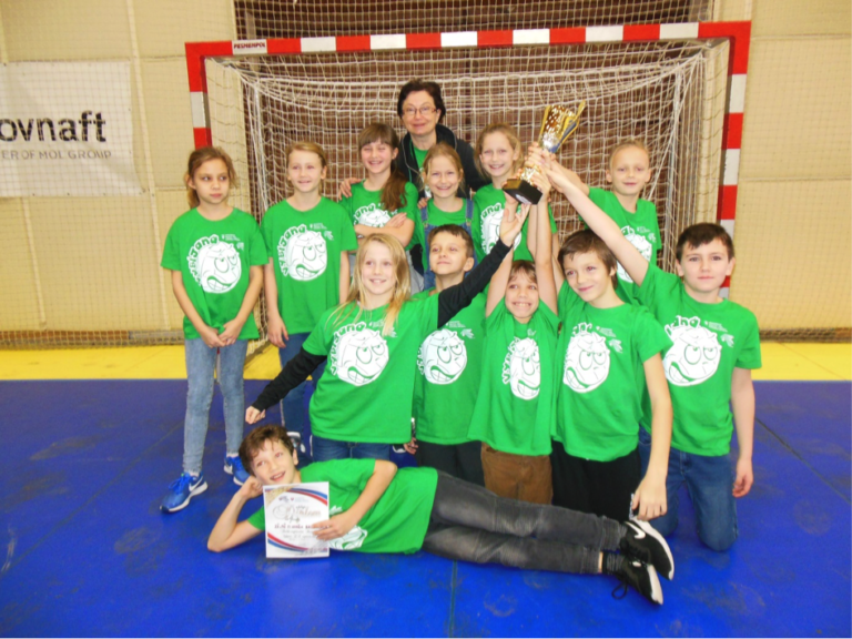 4. miesto na Majstrovstvách SR vo vybíjanej najmladších žiakov a žiačok