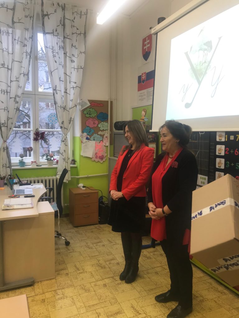 Návšteva pani starostky v prvých triedach