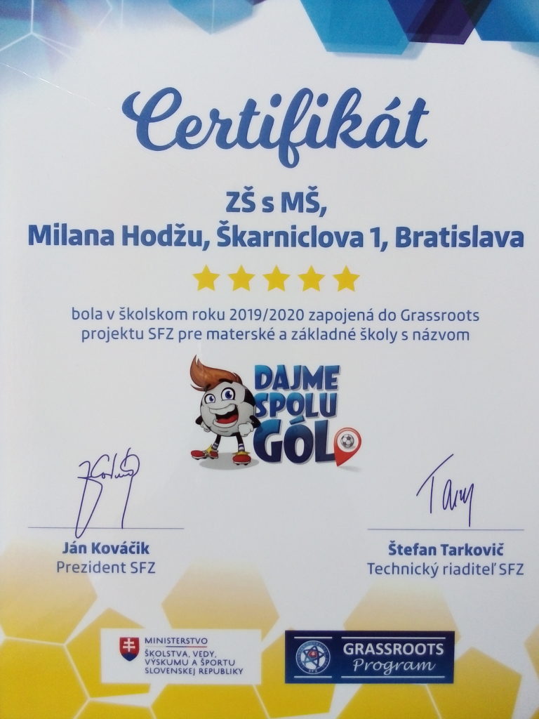 Dajme spolu gól