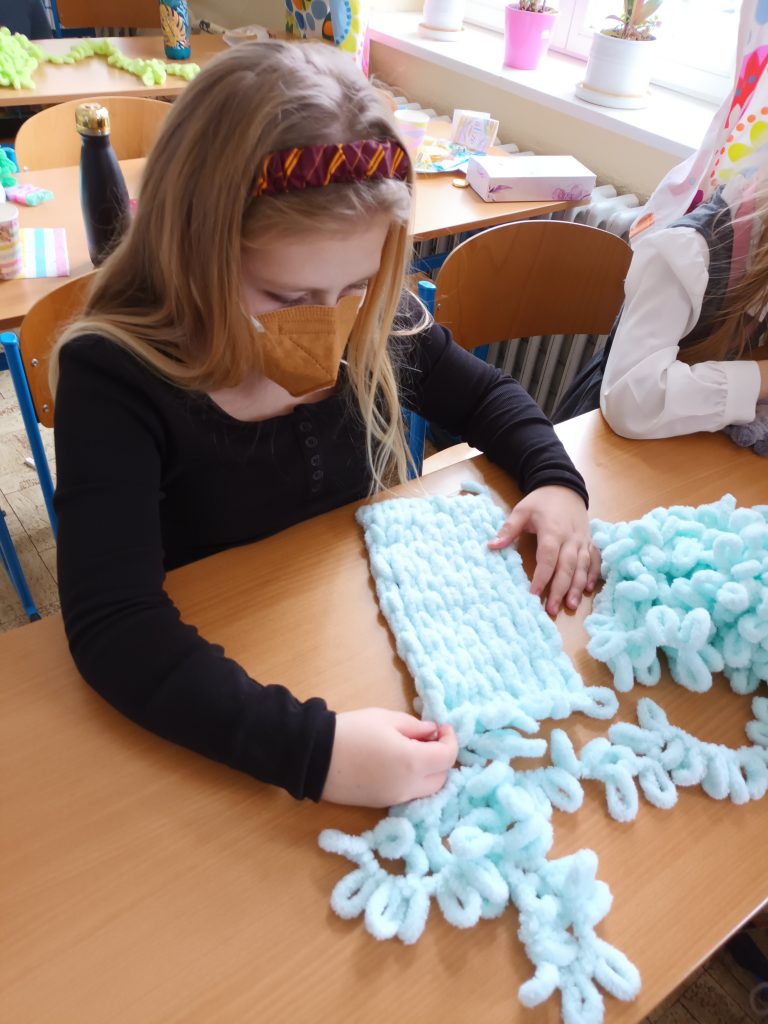 Ručné pletenie v ŠKD