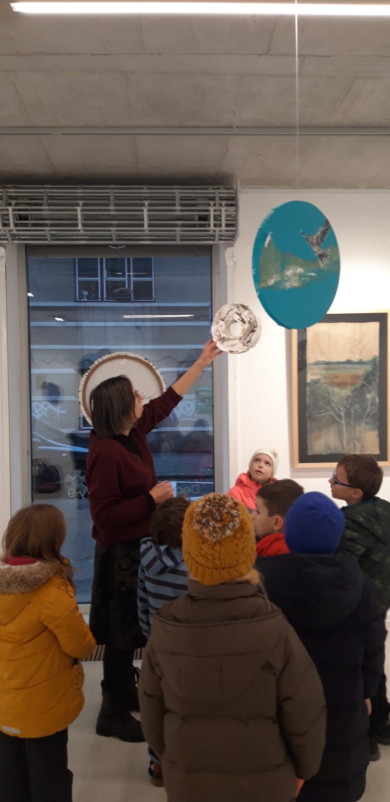 Prváci z ŠKD v galérii Čin Čin