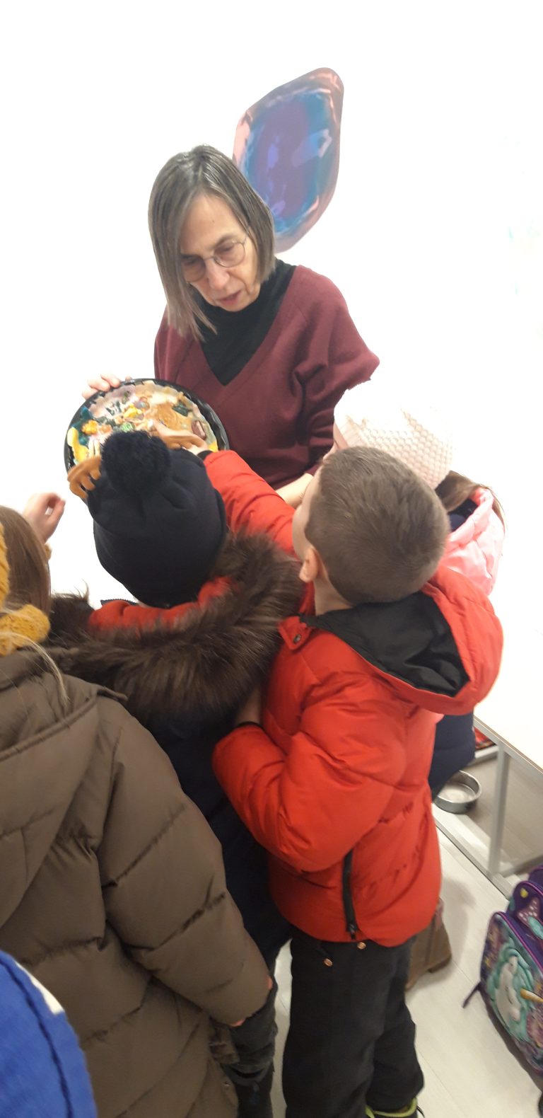 Prváci z ŠKD v galérii Čin Čin