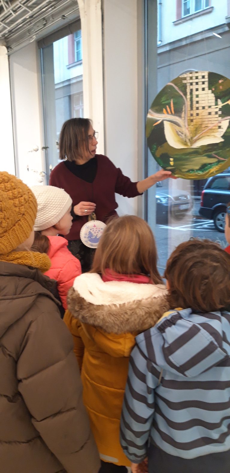 Prváci z ŠKD v galérii Čin Čin