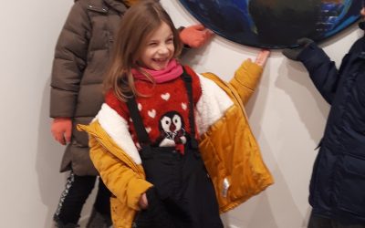 Prváci z ŠKD v galérii Čin Čin