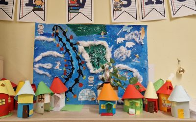 Zimná krajina v 3.A ŠKD