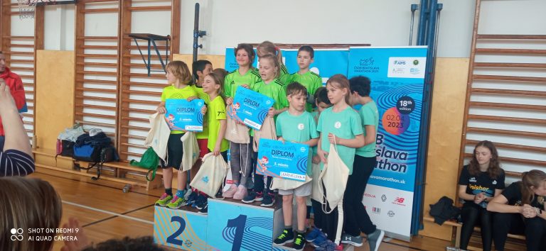 Školské maratónske hry – 3. miesto v atletickej súťaži
