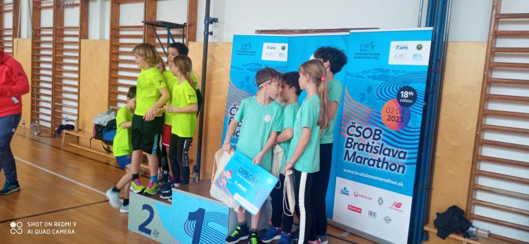 Školské maratónske hry – 3. miesto v atletickej súťaži