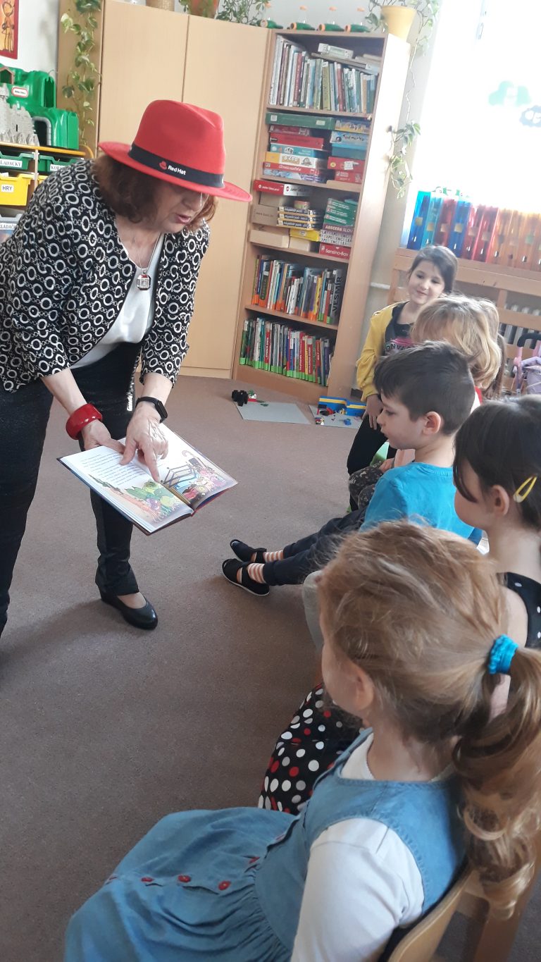 Návšteva pani spisovateľky v materskej škole