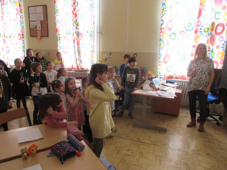 Návšteva Sovičiek v škole počas DOD