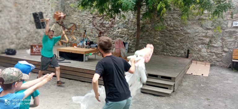 Divadlo Morgonrock Lovec plastov Zero Waste