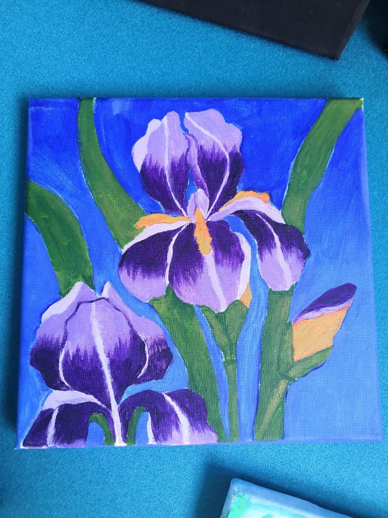 Maľba na plátno v 7. ročníku