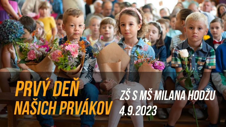 Prvý deň v škole 2023