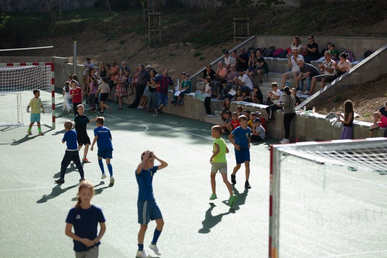 Slávnostné otvorenie zrenovovaného školského dvora