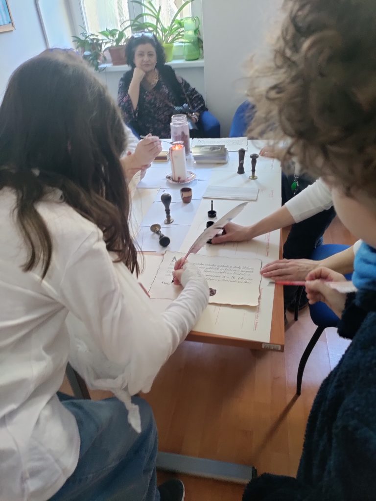 Piataci v štátnom archíve