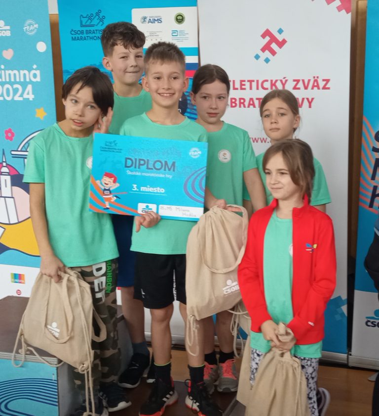 Školské maratónske hry – 3. miesto