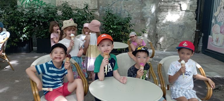 Škôlkari na zmrzline