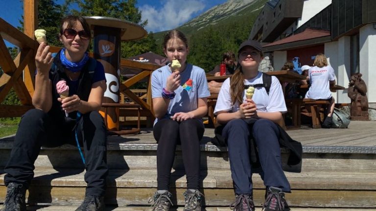 S turistickým krúžkom vo Vysokých Tatrách