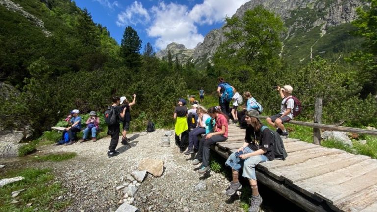 S turistickým krúžkom vo Vysokých Tatrách