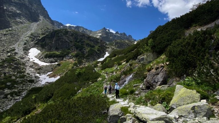 S turistickým krúžkom vo Vysokých Tatrách