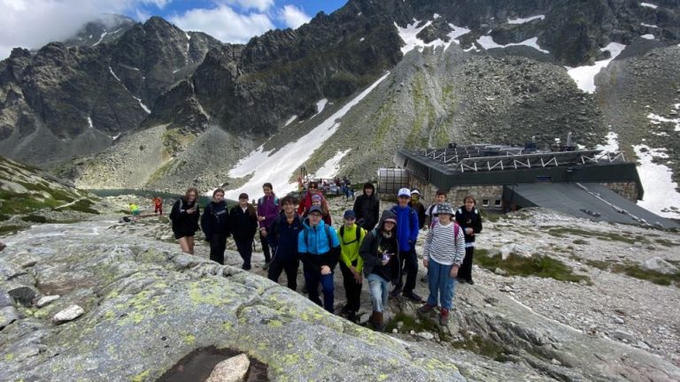 S turistickým krúžkom vo Vysokých Tatrách