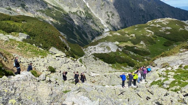 S turistickým krúžkom vo Vysokých Tatrách