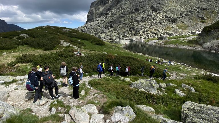 S turistickým krúžkom vo Vysokých Tatrách