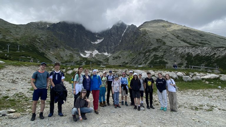 S turistickým krúžkom vo Vysokých Tatrách