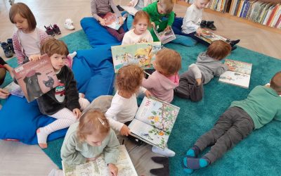 Žabky v Mestskej knižnici