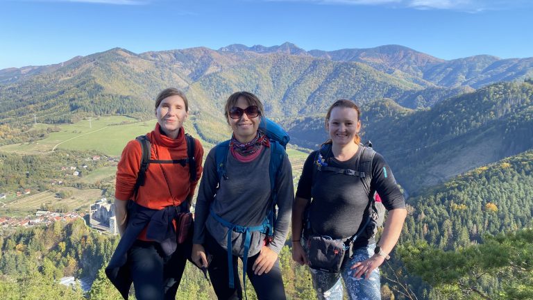 S turistickým krúžkom na hrad Strečno