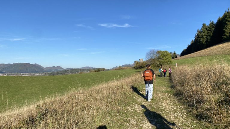 S turistickým krúžkom na hrad Strečno