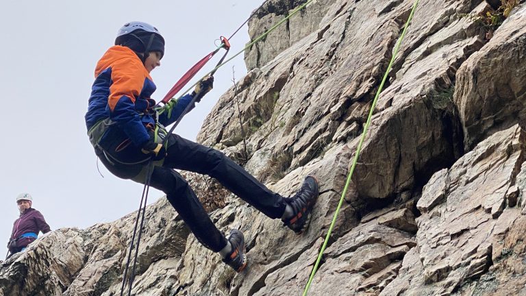 S turistickým krúžkom na zlaňovanie k Trom jazdcom