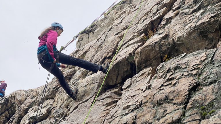 S turistickým krúžkom na zlaňovanie k Trom jazdcom