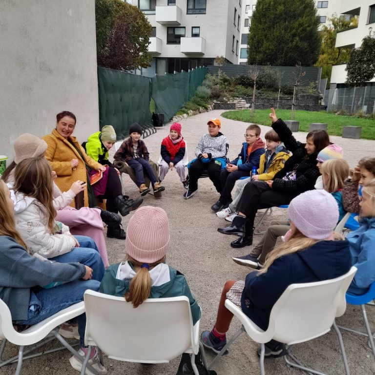 Čítanie v Komunitnej záhrade