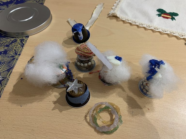 Ozdoby z kávových kapsúl