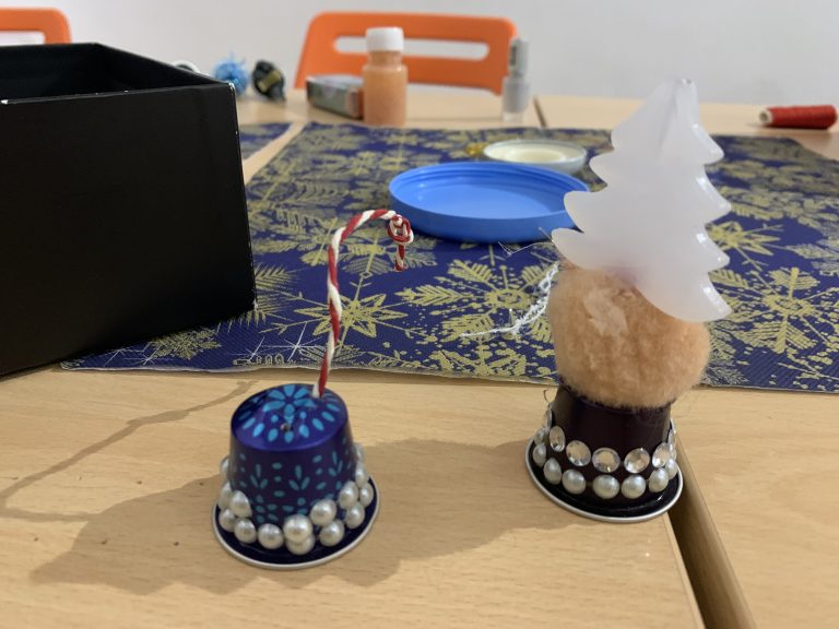 Ozdoby z kávových kapsúl