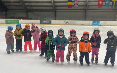 Sovičky na korčuliarskom výcviku