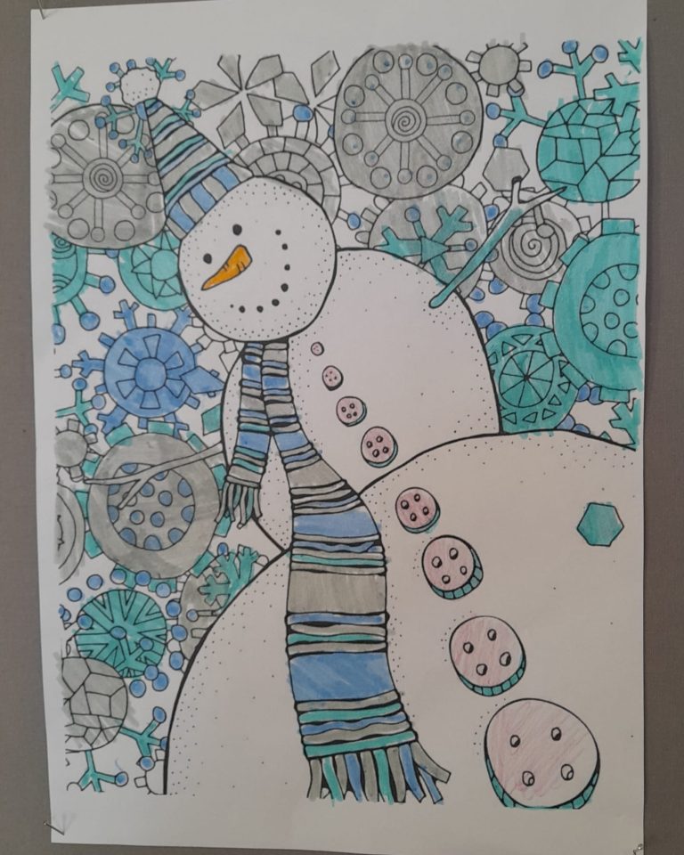 Januárové zimné výtvory