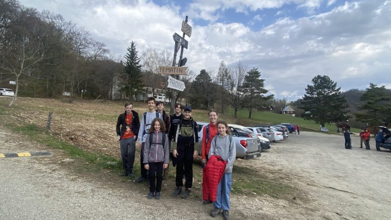 S turistickým krúžkom na hrad Tematín
