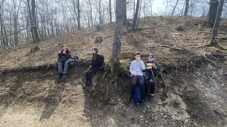 S turistickým krúžkom na hrad Tematín