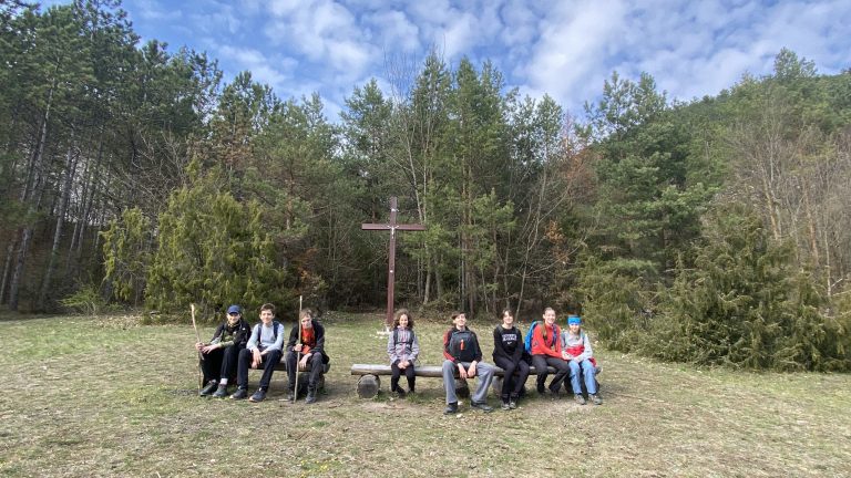 S turistickým krúžkom na hrad Tematín