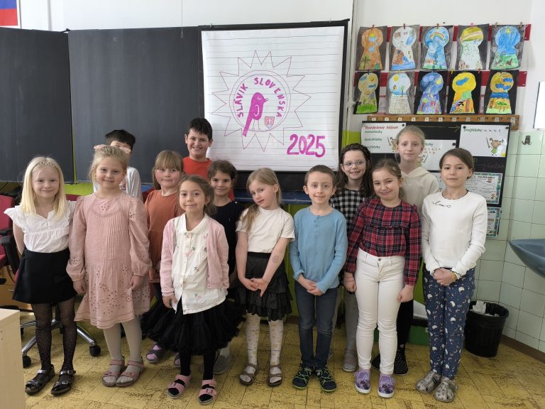 Slávik Slovenska 2025 – školské kolo