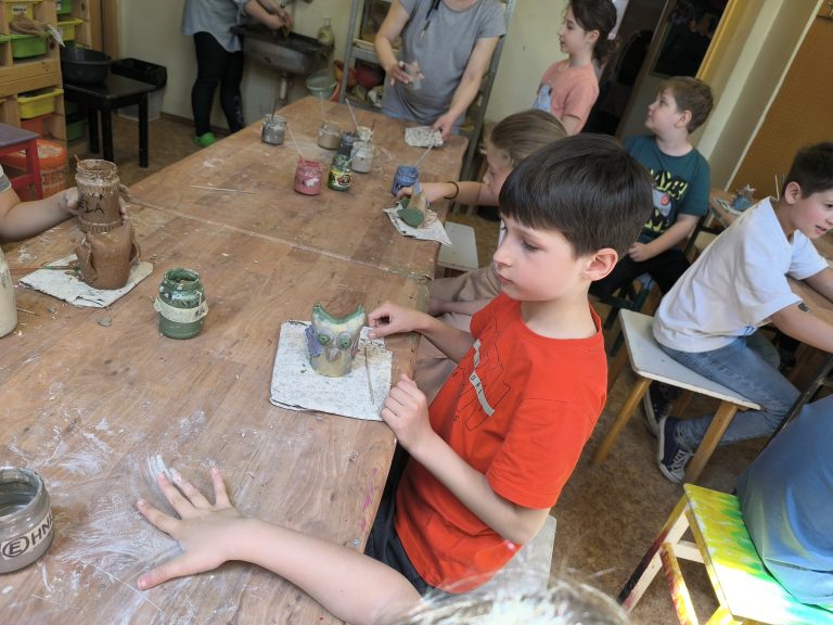 Keramika v CVČ – 2.A