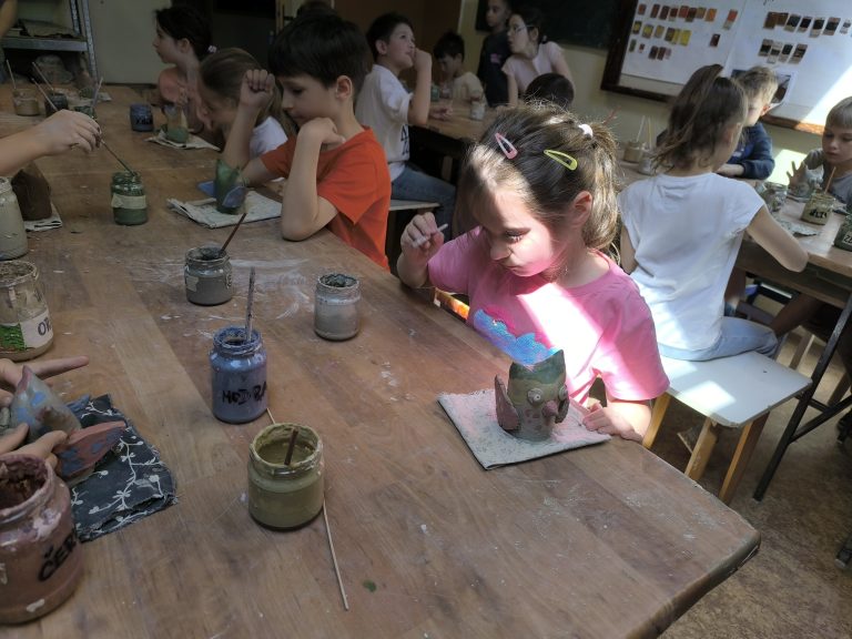 Keramika v CVČ – 2.A