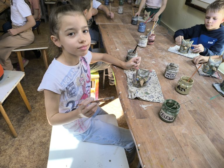 Keramika v CVČ – 2.A