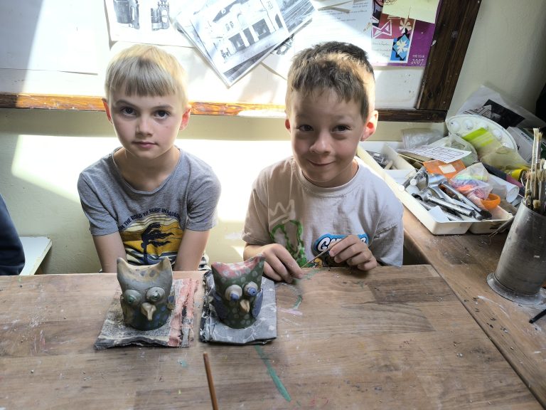 Keramika v CVČ – 2.A